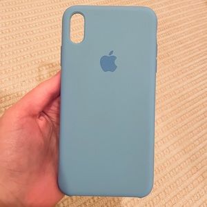 Apple iPhone XS Max Silicone Case in Cornflower